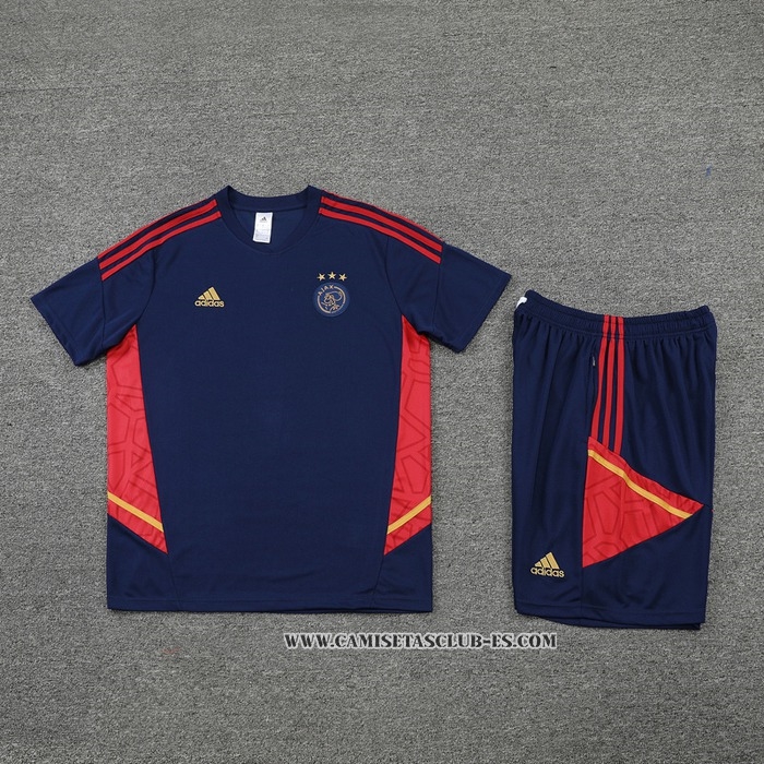 Chandal del Ajax 22-23 Manga Corta Azul - Pantalon Corto